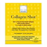 New Nordic Collagen Shot 15 sachets by New Nordic Natural Remedies — front view showing product label and branding, studio product photo on white background