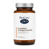Biocare Complete Collagen Powder by BioCare Vitamin & Mineral Supplements — front view showing product label and branding, studio product photo on white background
