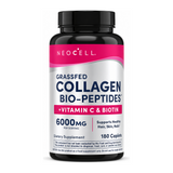 Neocell Super Collagen + Vitamin C & Biotin  180 tabs by NeoCell — front view showing product label and branding, studio product photo on white background
