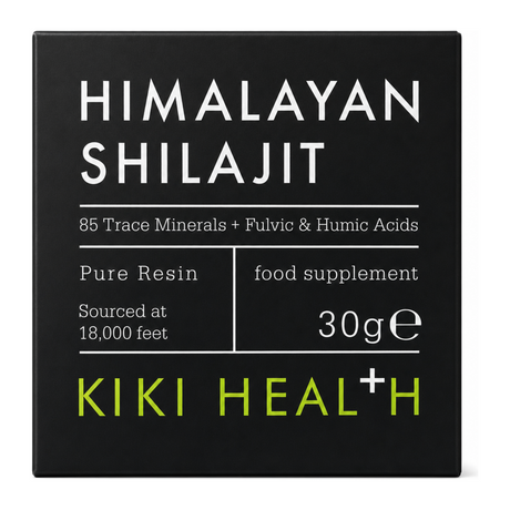 KIKI Health Himalayan Shilajit by KIKI Health Natural Remedies — front view showing product label and branding, studio product photo on white background