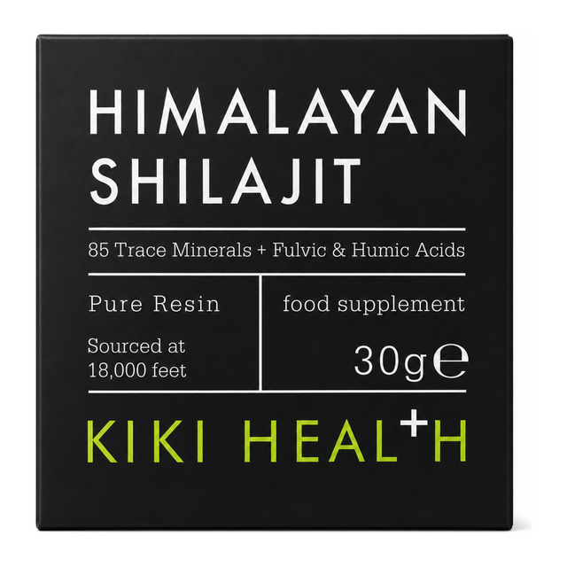 KIKI Health Himalayan Shilajit by KIKI Health Natural Remedies — front view showing product label and branding, studio product photo on white background
