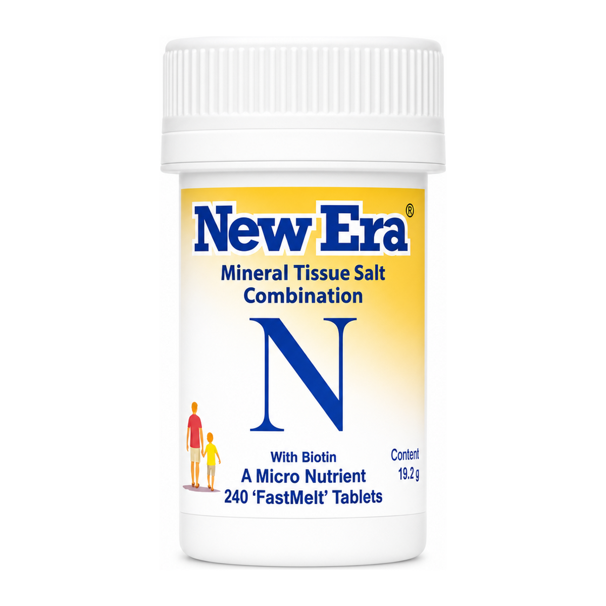 New Era Combination N - 240 tablets by New Era Natural Remedies — front view showing product label and branding, studio product photo on white background