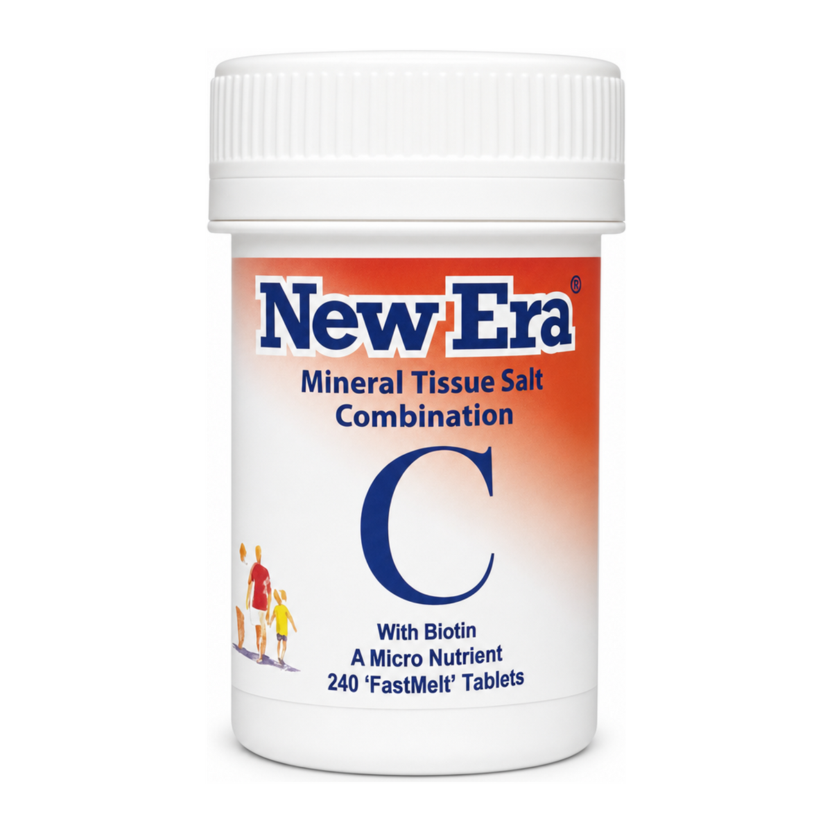 New Era Combination C - 240 tablets by New Era Natural Remedies — front view showing product label and branding, studio product photo on white background