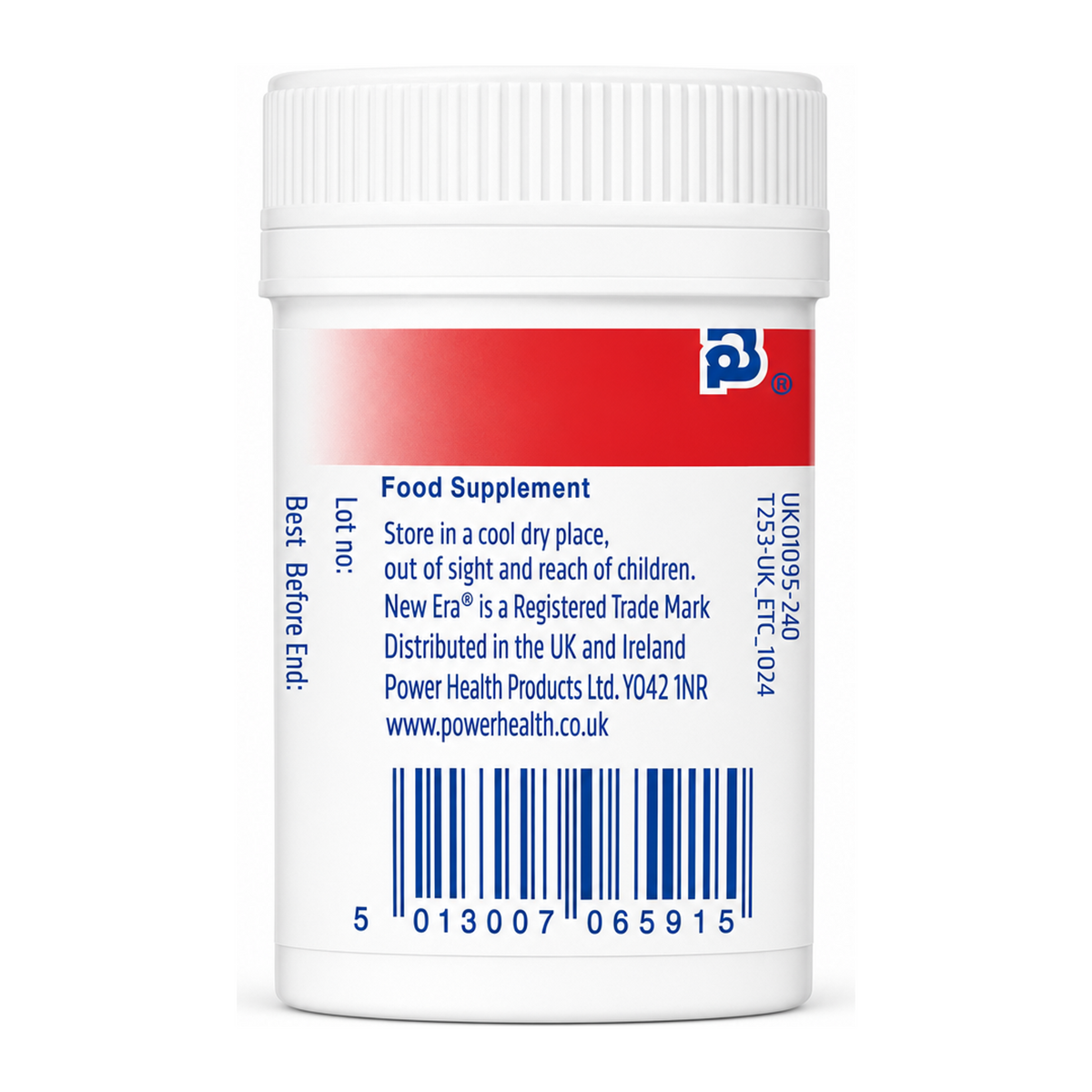 New Era Combination C - 240 tablets by New Era Natural Remedies — back view showing ingredients and product details, studio product photo on white background