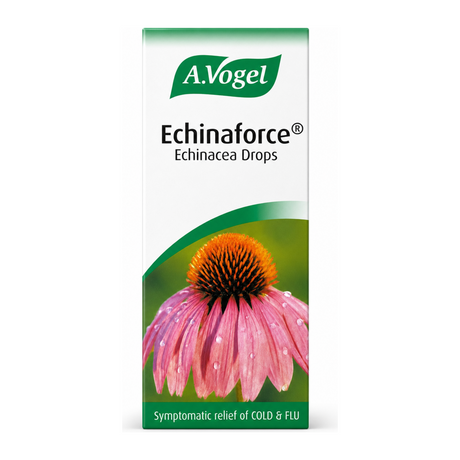 A.Vogel Echinaforce Echinacea Drops by A.Vogel Natural Remedies — front view showing product label and branding, studio product photo on white background