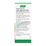 A.Vogel Echinaforce Echinacea Drops by A.Vogel Natural Remedies — cooking instructions side panel, studio product photo on white background