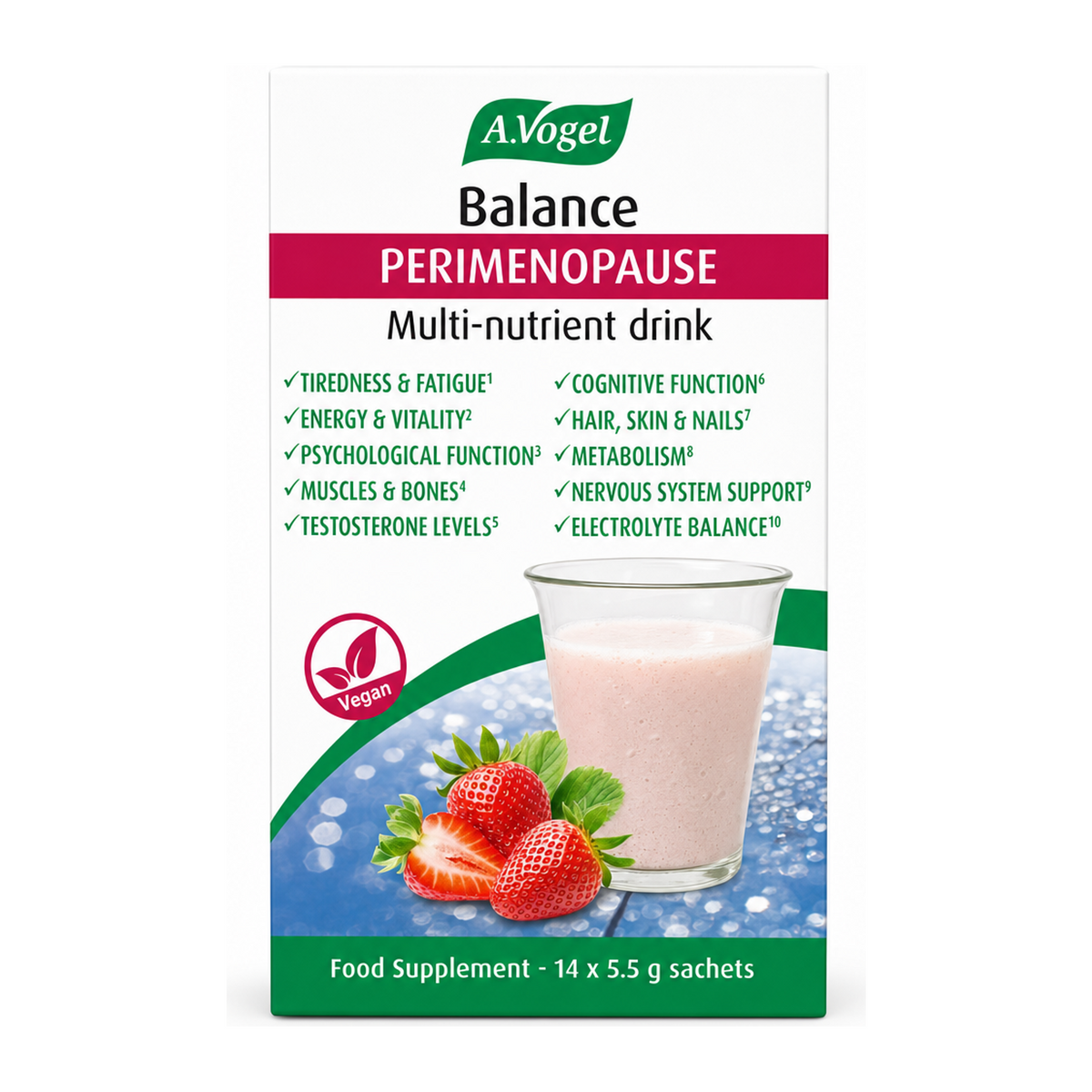 A.Vogel Perimenopause Balance by A.Vogel Natural Remedies — front view showing product label and branding, studio product photo on white background