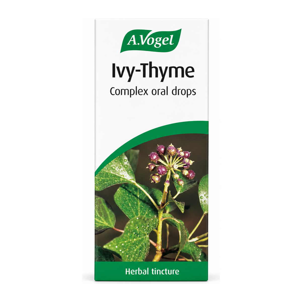 A.Vogel Ivy Thyme Complex by A.Vogel Natural Remedies — front view showing product label and branding, studio product photo on white background