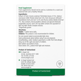 A.Vogel Milk Thistle Tincture Tabs by A.Vogel Natural Remedies — back view showing ingredients and product details, studio product photo on white background