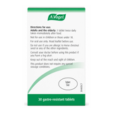 A.Vogel Venaforce Horse Chestnut Tablets by A.Vogel Natural Remedies — back view showing ingredients and product details, studio product photo on white background