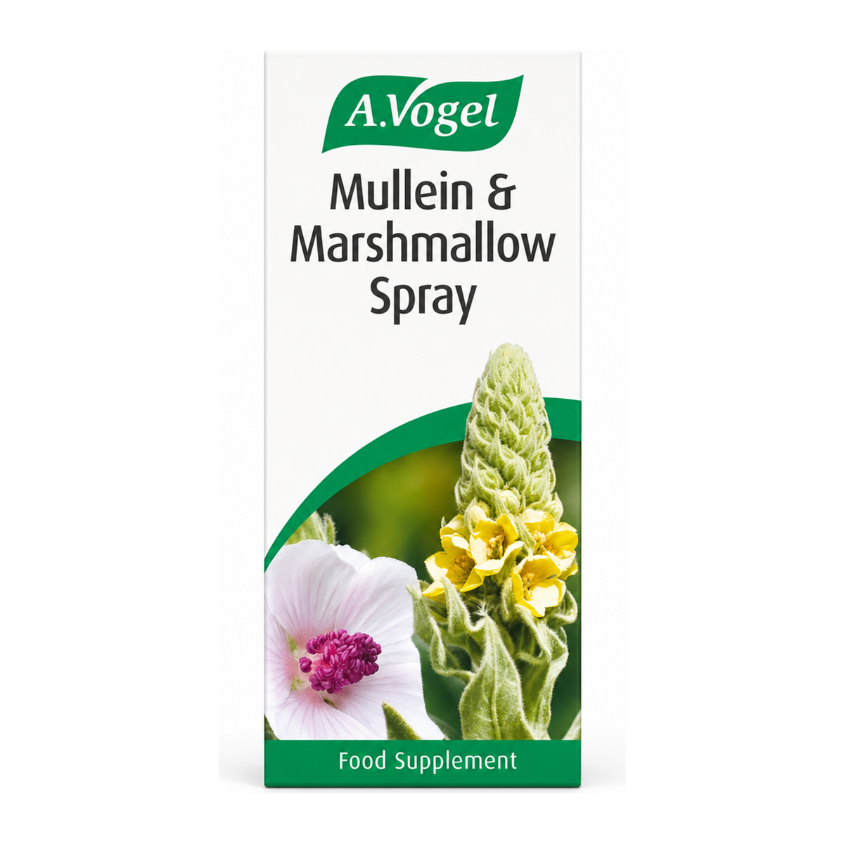 A. Vogel Mullein & Marshmallow Spray by A.Vogel Natural Remedies — front view showing product label and branding, studio product photo on white background