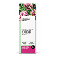 Botanicals For Life Agroecological Red Clover Extract by Botanicals for Life Natural Remedies — front view showing product label and branding, studio product photo on white background