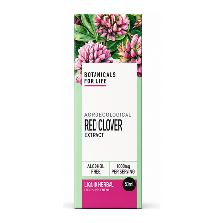 Botanicals For Life Agroecological Red Clover Extract by Botanicals for Life Natural Remedies — front view showing product label and branding, studio product photo on white background