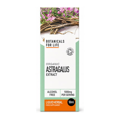 Botanicals For Life Organic Astragalus Extract by Botanicals For Life Natural Remedies — front view showing product label and branding, studio product photo on white background