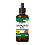 Ashwagandha Root Extract by Nature's Answer Natural Remedies — front view showing product label and branding, studio product photo on white background