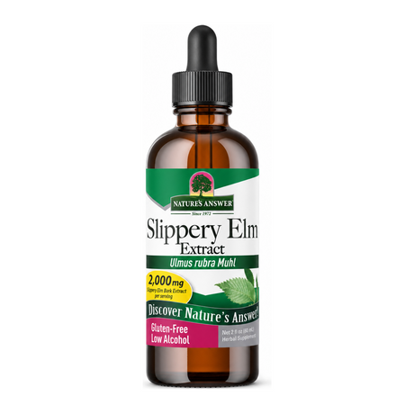 Nature's Answer Slippery Elm Extract 60ml by Nature's Answer — front view showing product label and branding, studio product photo on white background