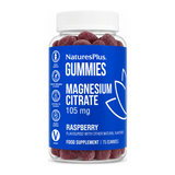 Natures Plus NP Magnesium Citrate Gummies by NaturesPlus Natural Remedies — front view showing product label and branding, studio product photo on white background