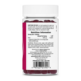 Natures Plus Biotin 5000 mcg Gummies by NaturesPlus Natural Remedies — back view showing ingredients and product details, studio product photo on white background