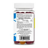 Natures Plus Vitamin D3 1000 IU Gummies by NaturesPlus Natural Remedies — back view showing ingredients and product details, studio product photo on white background