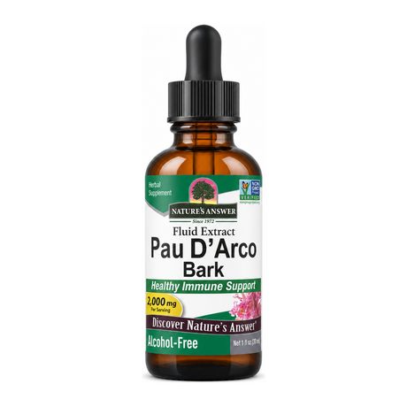 Nature's Answer Pau D'Arco Inner Bark by Nature's Answer Natural Remedies — front view showing product label and branding, studio product photo on white background