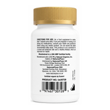 Natures Plus SOL Garden Vit D3 2500 IU by NaturesPlus Natural Remedies — back view showing ingredients and product details, studio product photo on white background