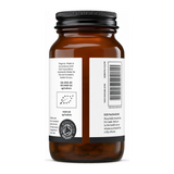 Viridian Organic Black Seed 450mg by Viridian Natural Remedies — back view showing ingredients and product details, studio product photo on white background