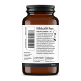 Viridian HIGH FIVE B-Complex plus Vitamin C by Viridian Natural Remedies — back view showing ingredients and product details, studio product photo on white background