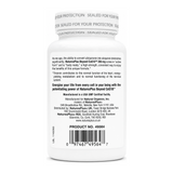 Nature's Plus Beyond CoQ10 200mg Ubiquinol Softgels by NaturesPlus Natural Remedies — back view showing ingredients and product details, studio product photo on white background