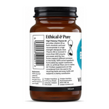Viridian High Potency Vitamin B3 by Viridian Natural Remedies — back view showing ingredients and product details, studio product photo on white background