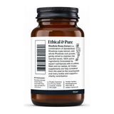 Viridian Rhodiola Rosea Root Extract by Viridian Natural Remedies — back view showing ingredients and product details, studio product photo on white background