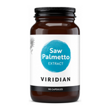Viridian Saw Palmetto Berry Extract by Viridian Natural Remedies — front view showing product label and branding, studio product photo on white background