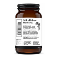 Viridian Milk Thistle Extract by Viridian Natural Remedies — front view showing product label and branding, studio product photo on white background