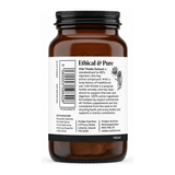 Viridian Milk Thistle Extract by Viridian Natural Remedies — back view showing ingredients and product details, studio product photo on white background