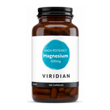 Viridian Hi-Potency Magnesium 300mg by Viridian Natural Remedies — front view showing product label and branding, studio product photo on white background