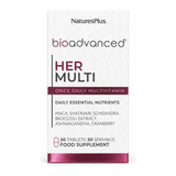 Natures Plus Her Journey Once Daily Multi by NaturesPlus Vitamin & Mineral Supplements — front view showing product label and branding, studio product photo on white background