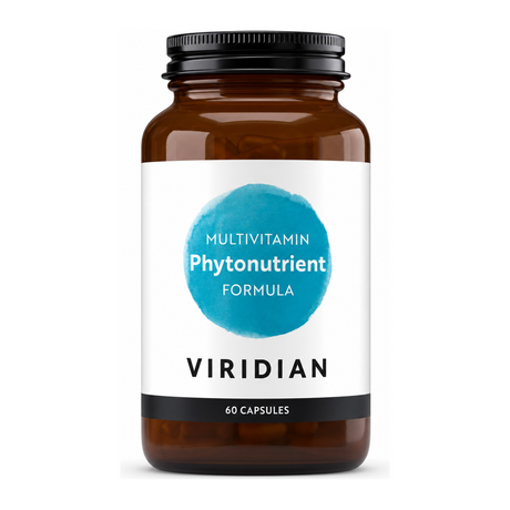 Viridian PhytoNutrient Formula Multivitamin by Viridian Natural Remedies — front view showing product label and branding, studio product photo on white background