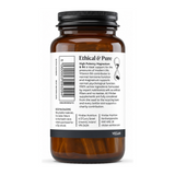 Viridian Hi-Potency Magnesium (300mg) w/ B6 (25mg) by Viridian Natural Remedies — back view showing ingredients and product details, studio product photo on white background