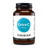 Viridian Extra C 950mg by Viridian Natural Remedies — front view showing product label and branding, studio product photo on white background