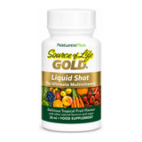 Natures Plus SOL Gold Multi Vitamin Liquid 30ml by NaturesPlus Vitamin & Mineral Supplements — front view showing product label and branding, studio product photo on white background