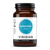 Viridian Nutrition Selenium 200ug by Viridian Vitamin & Mineral Supplements — front view showing product label and branding, studio product photo on white background