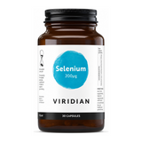 Viridian Nutrition Selenium 200ug by Viridian Vitamin & Mineral Supplements — front view showing product label and branding, studio product photo on white background