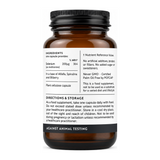 Viridian Nutrition Selenium 200ug by Viridian Vitamin & Mineral Supplements — back view showing ingredients and product details, studio product photo on white background
