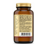 Solgar L-Carnitine 500 mg by Solgar Natural Remedies — back view showing ingredients and product details, studio product photo on white background
