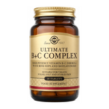Solgar Ultimate B+C Complex by Solgar Natural Remedies — front view showing product label and branding, studio product photo on white background