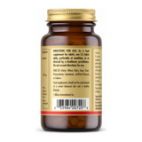 Solgar Chelated Manganese by Solgar Natural Remedies — back view showing ingredients and product details, studio product photo on white background