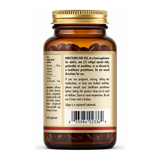 Solgar Resveratrol 250 mg by Solgar Natural Remedies — back view showing ingredients and product details, studio product photo on white background