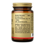 Solgar Vitamin D3 (Cholecalciferol) 1000 IU by Solgar Natural Remedies — nutrition facts side panel, studio product photo on white background