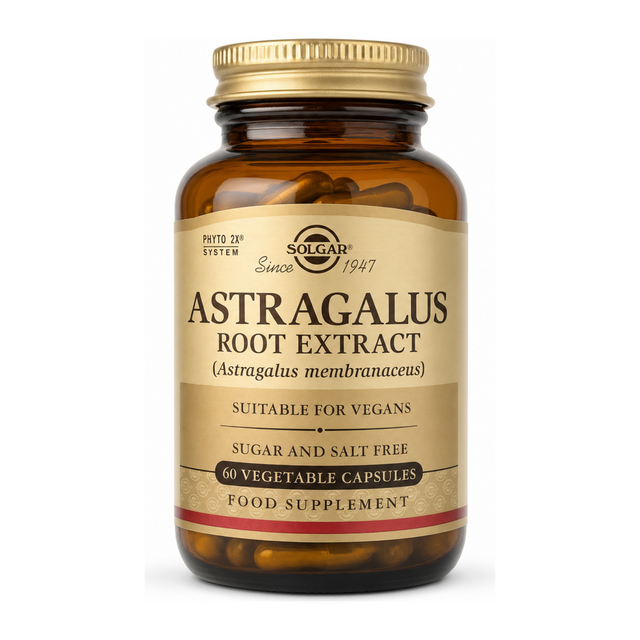 Solgar Astragalus Root Extract by Solgar Natural Remedies — front view showing product label and branding, studio product photo on white background