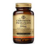 Solgar Chromium Picolinate 200 mcg by Solgar Natural Remedies — front view showing product label and branding, studio product photo on white background