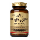 Solgar Deglycyrrhised Licorice Root Extract Vegicaps 60 by Solgar Natural Remedies — front view showing product label and branding, studio product photo on white background